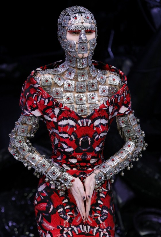 Alexander McQueen London Fashion Show - British Designer Alexander McQueen  at Givenchy