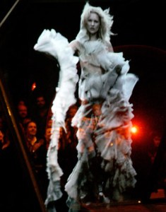 Kate Moss Hologram at McQueen show circa 2006